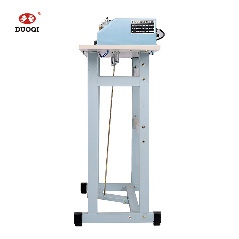 71000 mm DUOQI SFTD-600 CE Iron Foot Pedal Enseal Sealer Bag Sealer with Knife Heat Sealer Semi-Automatic Sealing Machine