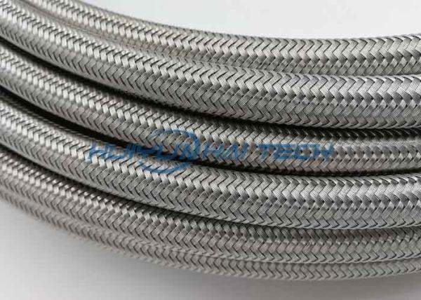 600V Industrial Flat Stainless Steel Braided Sleeving For Wire Conducting And