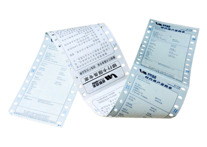 High Smooth Self Contained NCR Paper 0.75-0.90 G/Cm3 Tensity 6% Moisture