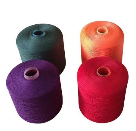 Factory 40s/2 302 402 100% Polyester Spun Yarn Raw White Dyed Tube For Sewing
