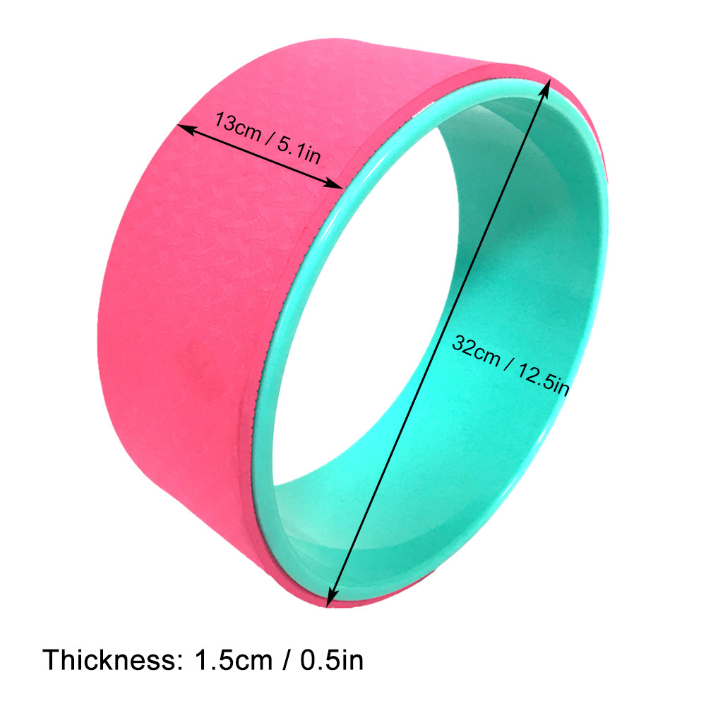 Yoga Pilates Circle Ring Exercises , Yoga Fitness Foam Roller Back Training Tool