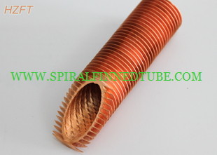 Cold Worked Extruded Copper Fin Tube for Solar Heating Systems