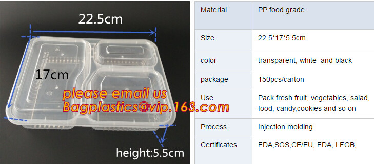 Meal Prep Containers Free Sample Bento Lunch Box Biodegradable Food Container Plastic Wheat Straw Lunch Box bagplastics