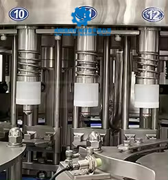 Automatic Bottled Pure Water Package Machine Rotary Three In One