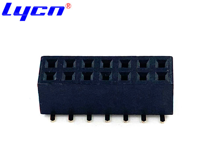 2.54mm Pitch SMT Female Header Connector Degree Of Heat Resistant 210s