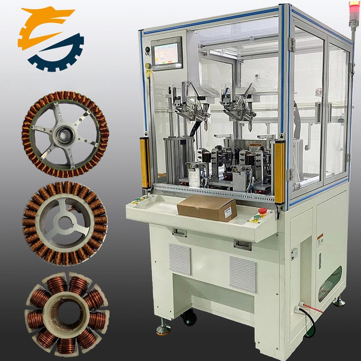 Main Blade Motor PLC Controller Automatic Coil Winding Machine for Motor Stator Winding