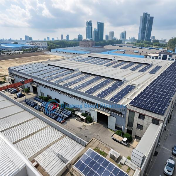 Quality Customized Prefabricated Light Steel Frame Industrial Workshop Building With Large Span for sale