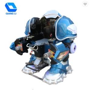  Outdoor Portable Carnival Rides Coin Operated Robot Ride / Remote Control Robot Ride Manufactures