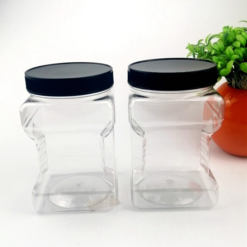 130oz 3800ml 1 Gallon Plastic Screw Cap Jars For Spice Storage