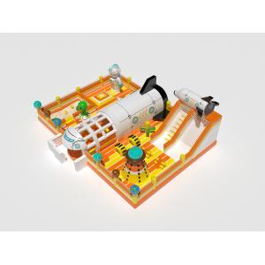 Airplane Theme Park Inflatable Bouncy Castle With Slides Jumping Bed