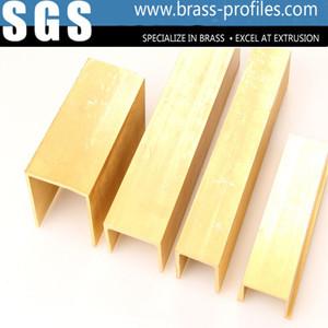 Brass U SHape Extruded For Construction Manufactures