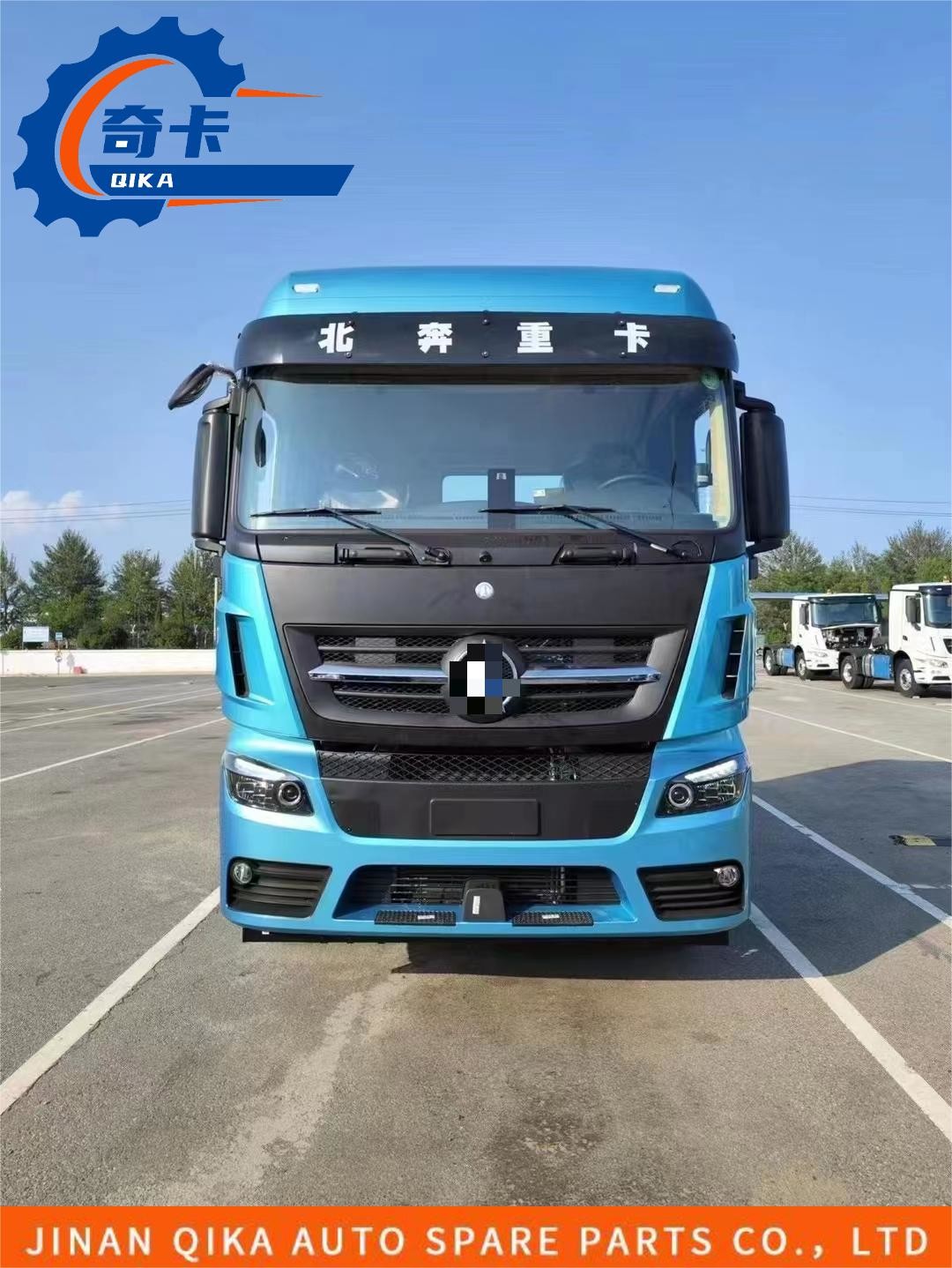 Blue BEIBEN Used Diesel Trucks Heavy Trucks Second Hand Beiben Tipper Truck