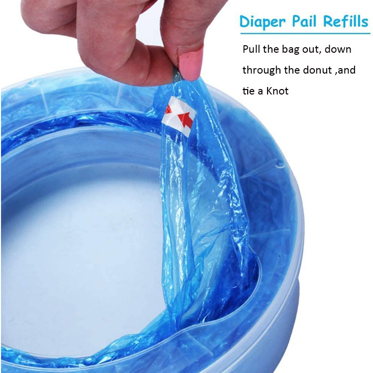 Oem 2mil 0.05mm Poly Packaging Bag , Waterproof PE Nappy Changing Bag