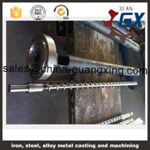China Single extruder vented screw barrel for compounding pelleting on sale