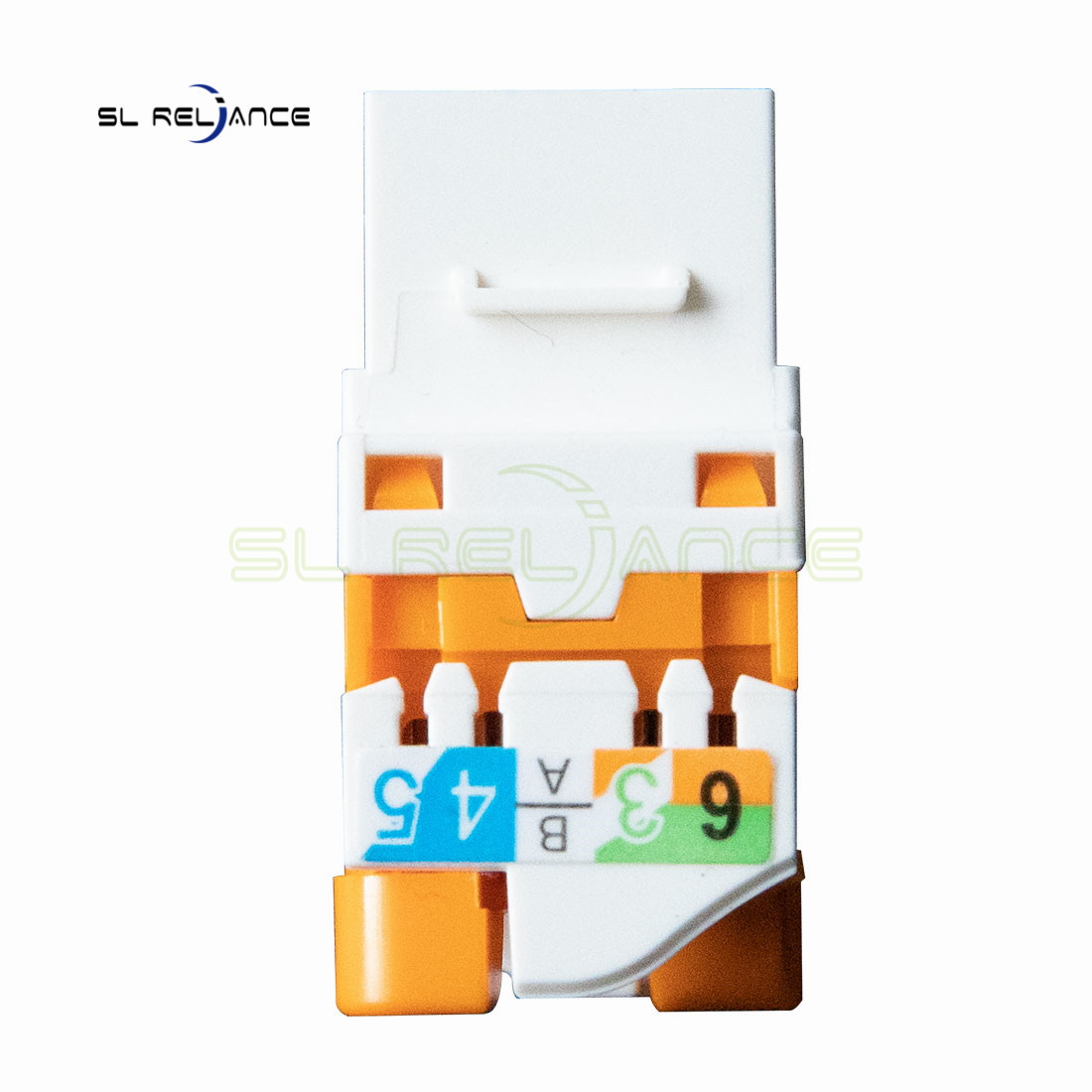 CE ROHS UTP Cat6a Keystone Coupler Rotate Short Rj45 Keystone Connector