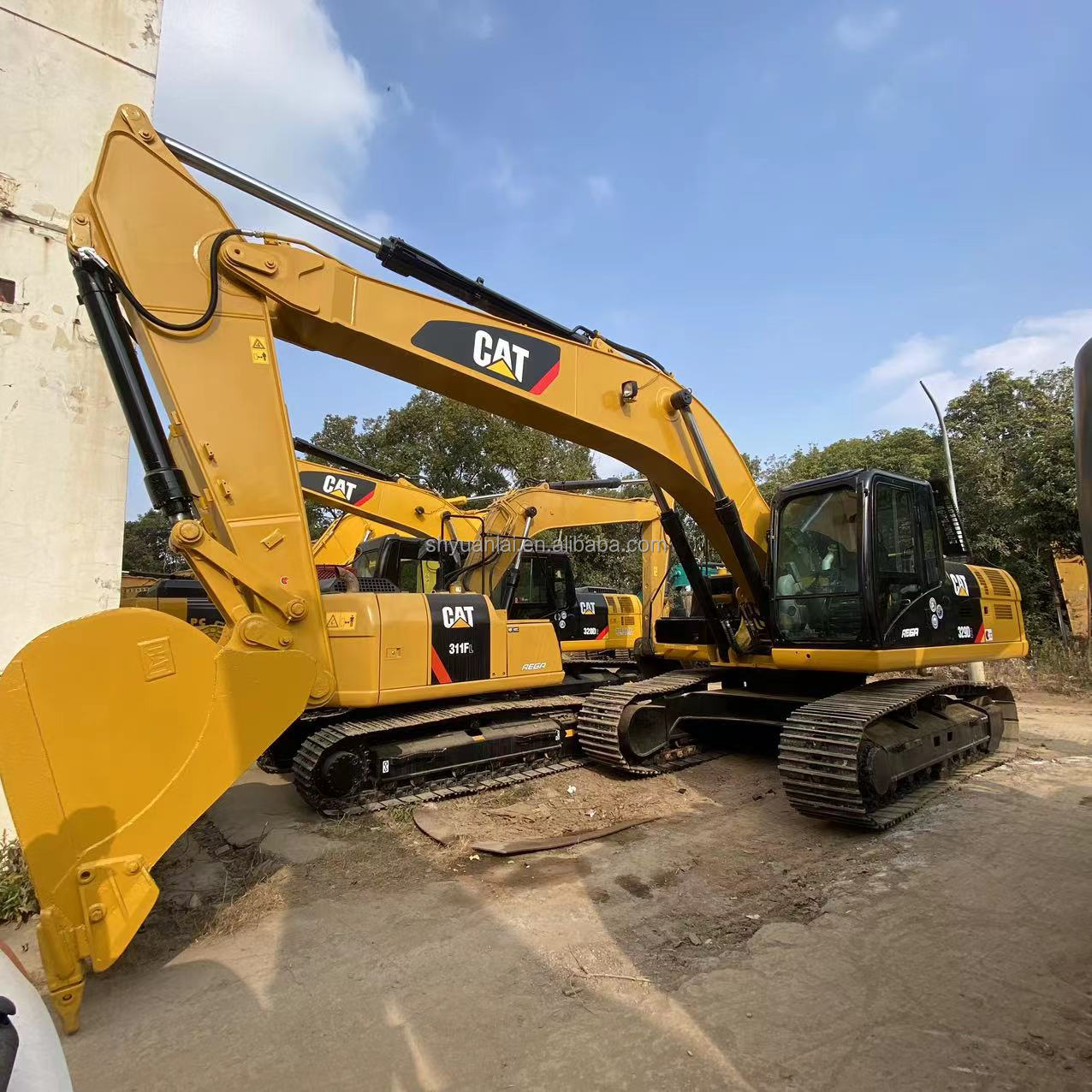 20 ton Caterpillar 320D 329 330d hydraulic tracked crawler excavator machine used cat 320dl excavators