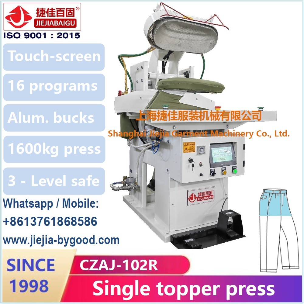 Cotton Trousers Pant Steam Pressing Machine With Touch-Screen PLC And High Pressure