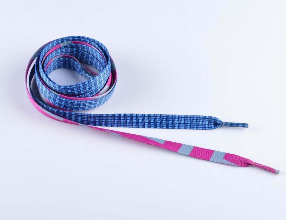 Reflective Multi Colored Shoe Laces For Basketball Player / Sportsman