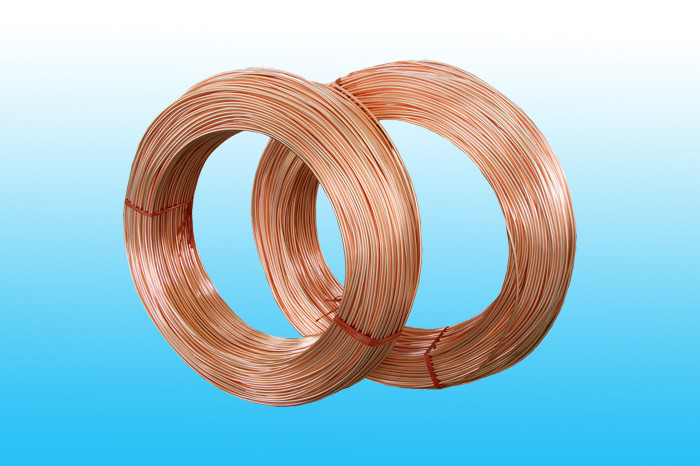 Cold Drawn 4 * 0.5mm Coating Copper Single Wall Pipe ISO9001 / ISO14001