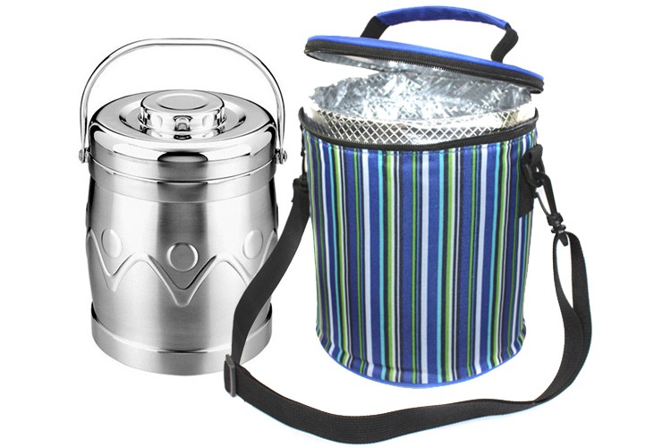 custom made Wholesale portable polyester picnic insulated beer cooler bag