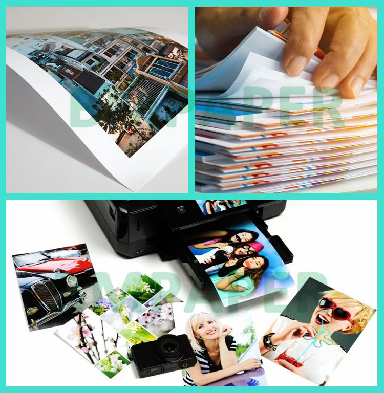 128gsm 157gsm Double Sided Glossy Digital Art Paper For Brochures 210 x 297mm
