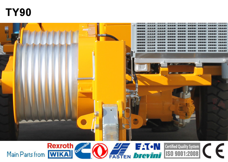 Overhead Line Hydraulic Cable Puller Stringing Tools With Cummins Engine