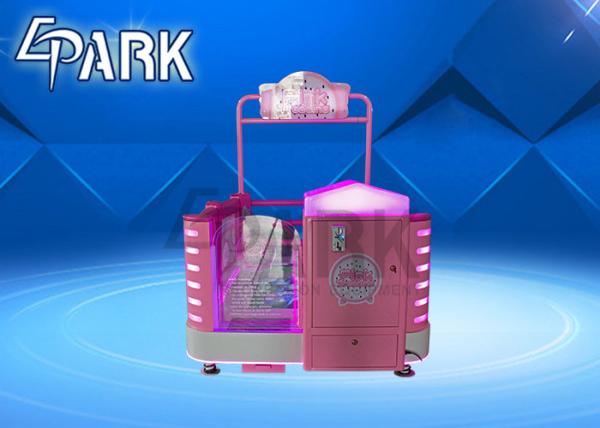 Amusement park batch children play stepping screen interactive lottery game