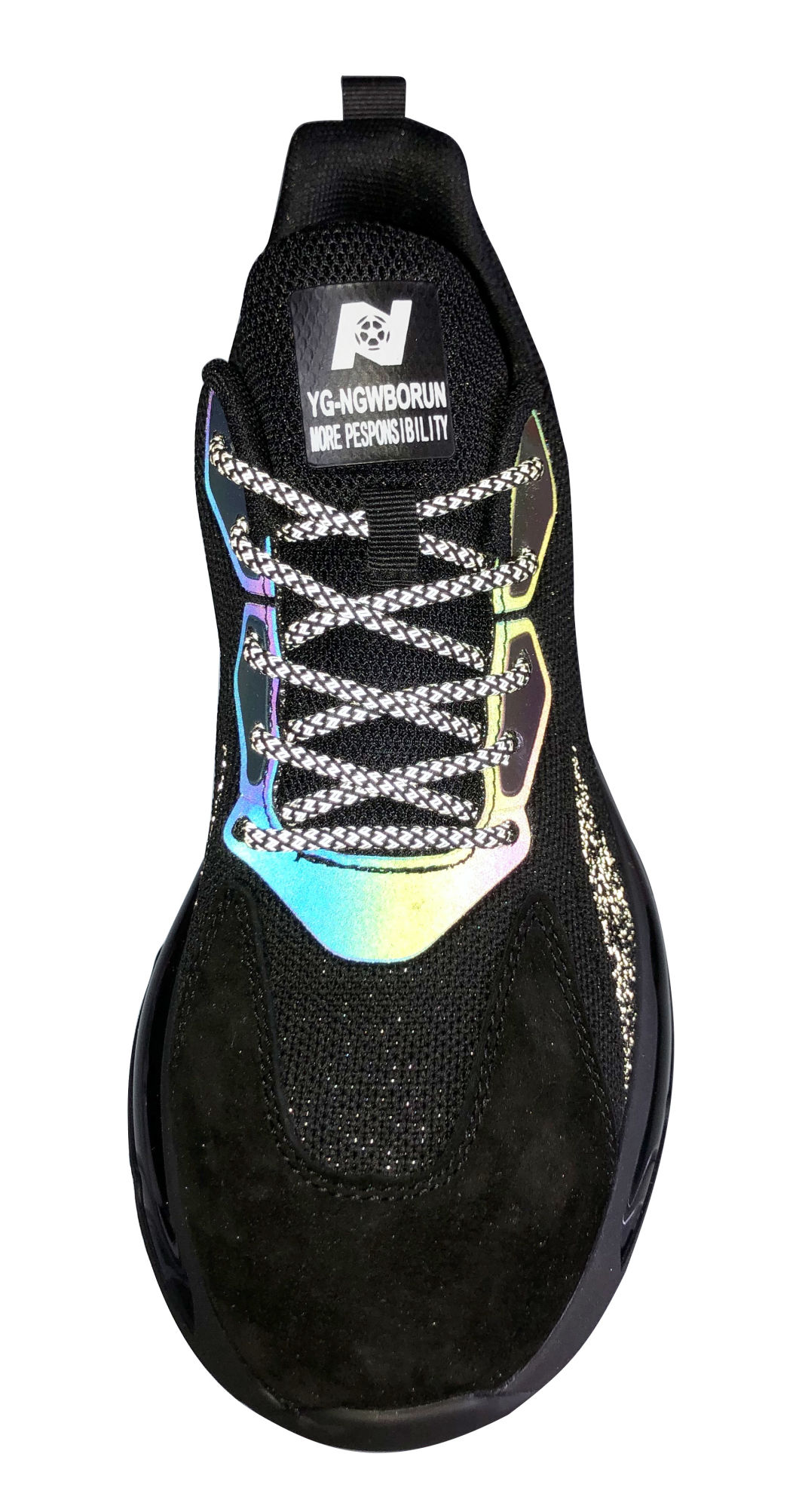 New Reflective Fashion Outdoor Walking Sneaker Shoes 2021 Factory Wholesale High Quality Men Reflective Casual Running Sports Shoes