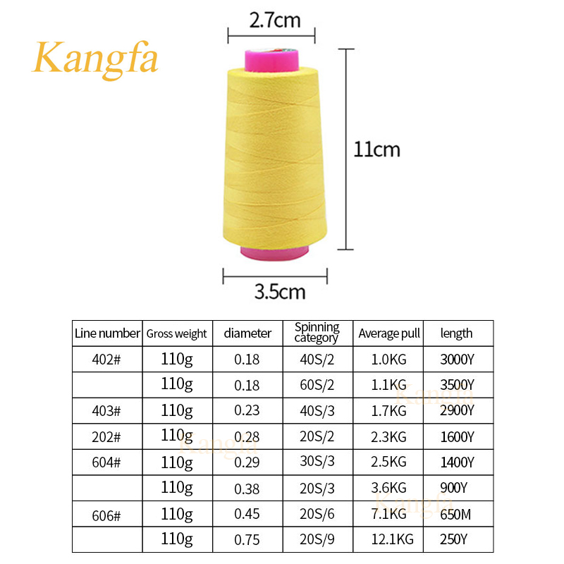 Manufacturers Industrial 100 Spun Polyester Sewing Thread 40/2 Ideal for Dyed Dresses
