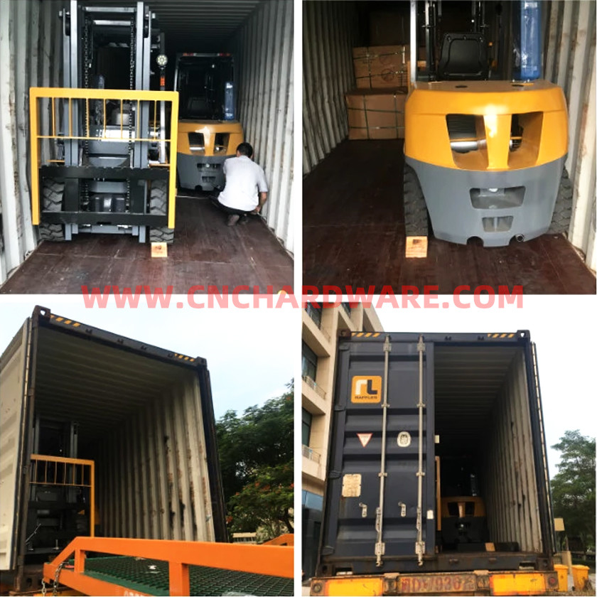 Diesel 3000mm Lift Load 1500kg Reach Forklift Trucks