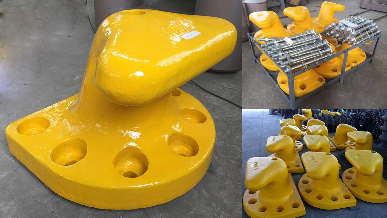 Low Maintenance Mooring Bollards Easy Installation Boat Bollard for Yacht Harbors