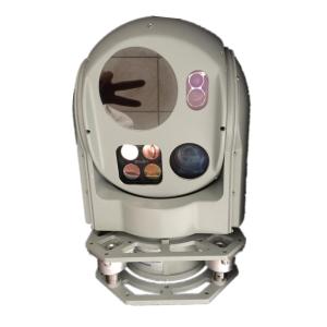 Uncooled FPA Surveillance Electro Optical System With IR+TV + LRF + Multi -