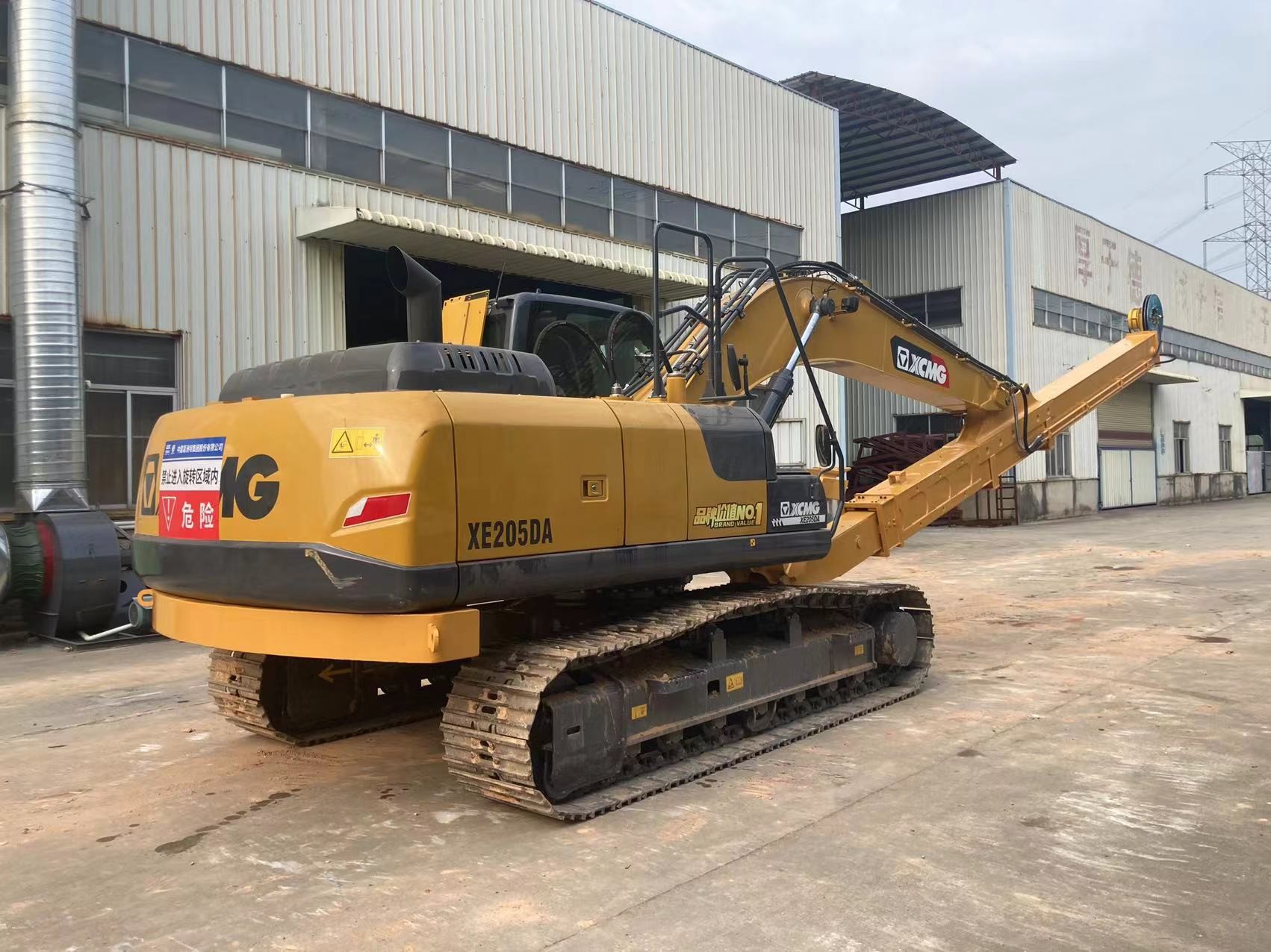 Practical 14m Telescopic Excavator Arm , Hitatchi ZX200 Construction Equipment Boom