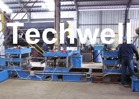  W Beam Two Wave Guardrail Roll Forming Machine Manufactures