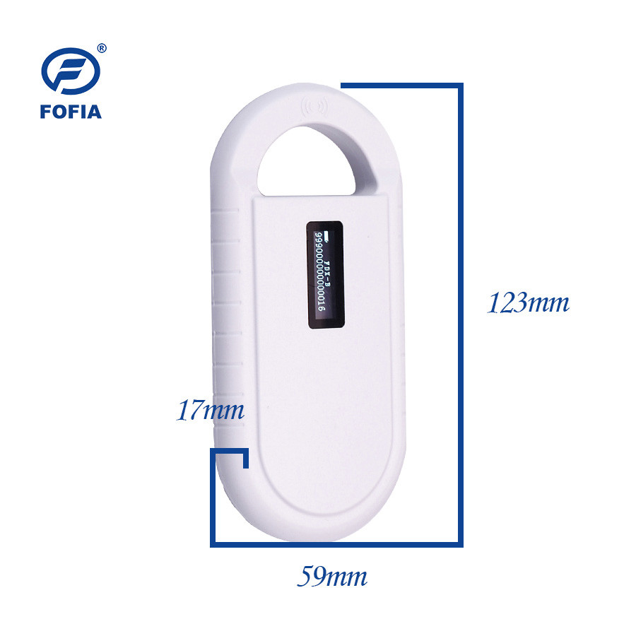 Mini Portable RFID Microchip Scanner 134.2 Khz Animal Reader For Pet