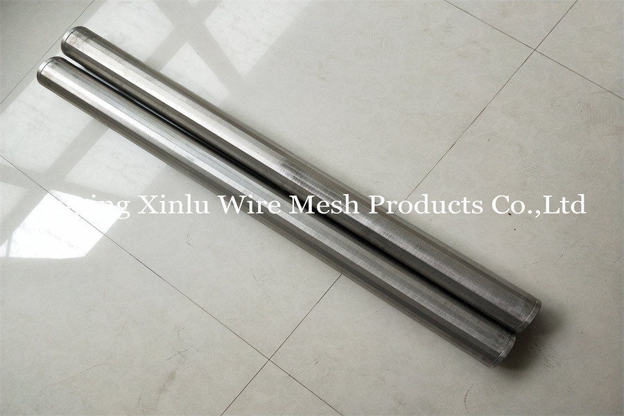 Thread Male And Female Wedge Wire Screen Pipe 304/316 Stainless Steel V Wire Filter with Flange