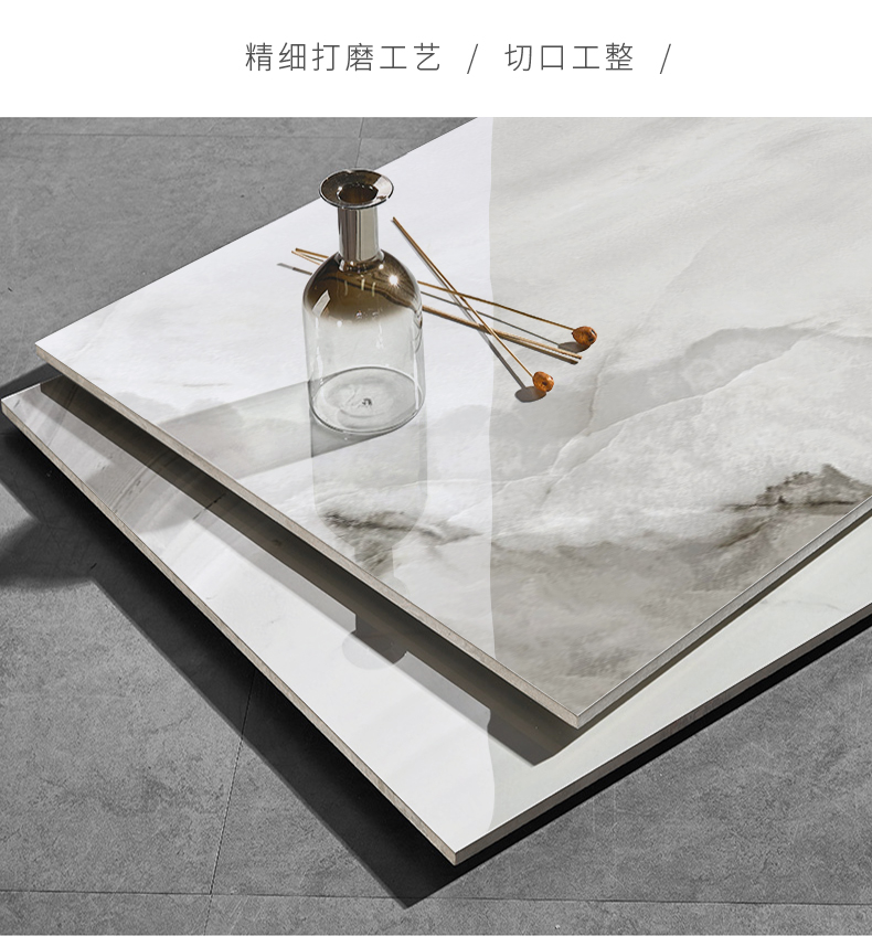 600x1200 Wall Tiles Porcelain Glaze Tiles Bath Tile Marble Looks Polished 600 x 1200