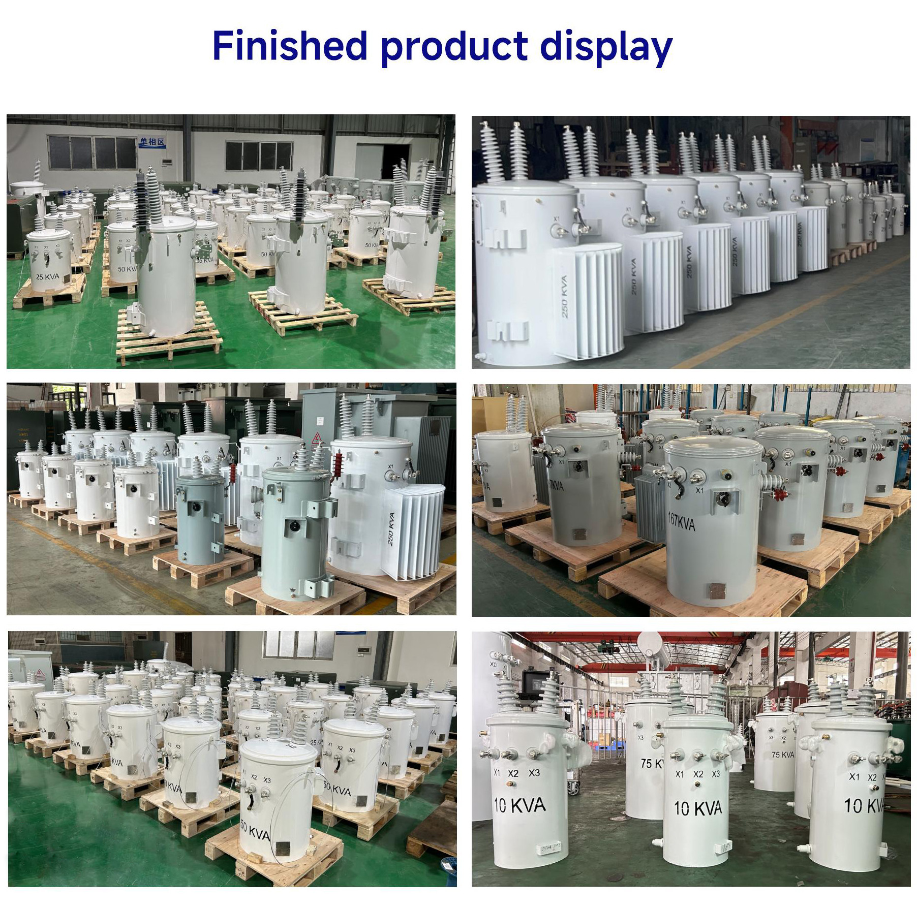 50kva Single Phase Pole Mounted Transformer Oil Immersed 12.47KV 304SS ANSI / IEEE C57