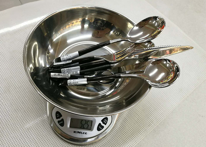 Stainless Steel Flatware Sets of 13 Pieces Black-Plated Handles Knives Forks Spoons