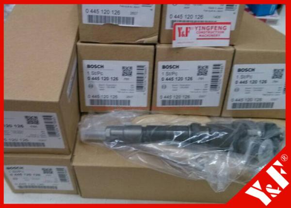 Mitsubishi Motor D04FR Injector 0445120126 Kobelco Excavator Parts SK130-8