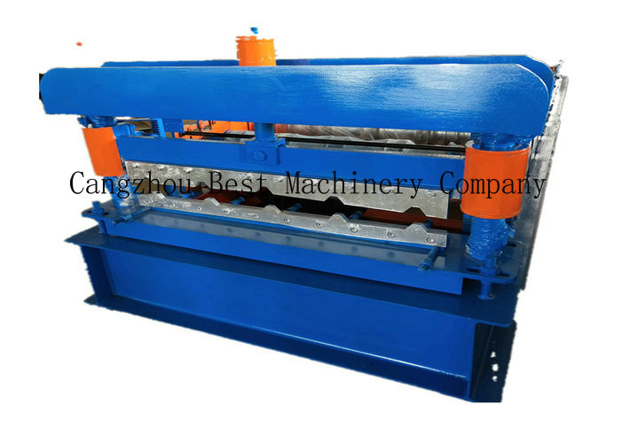 Aluminum IBR Roofing Sheet Roll Forming Machine Colored Steel Tile Type