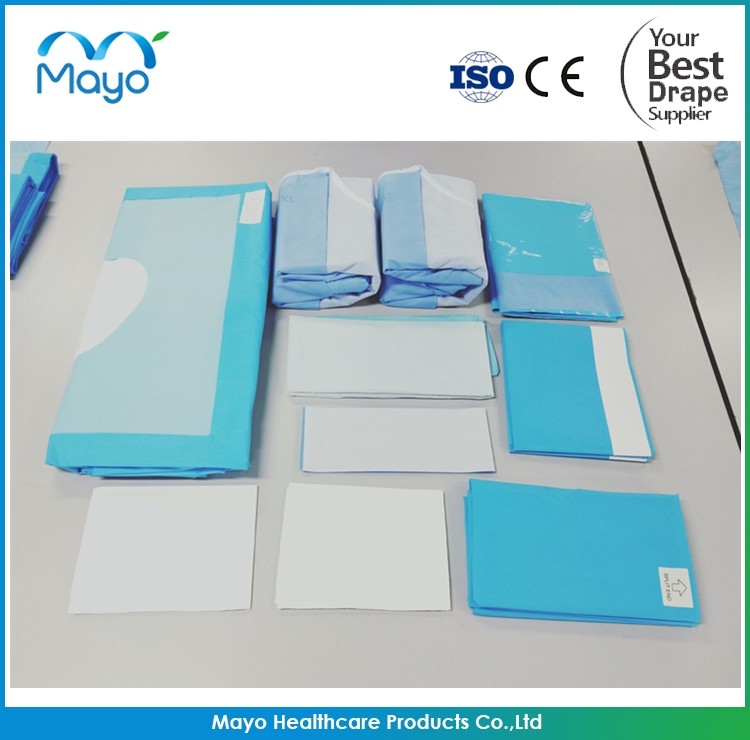 EN13795 Orthopedic Hip Drape SMS PP Sterilized Impervious U Drape