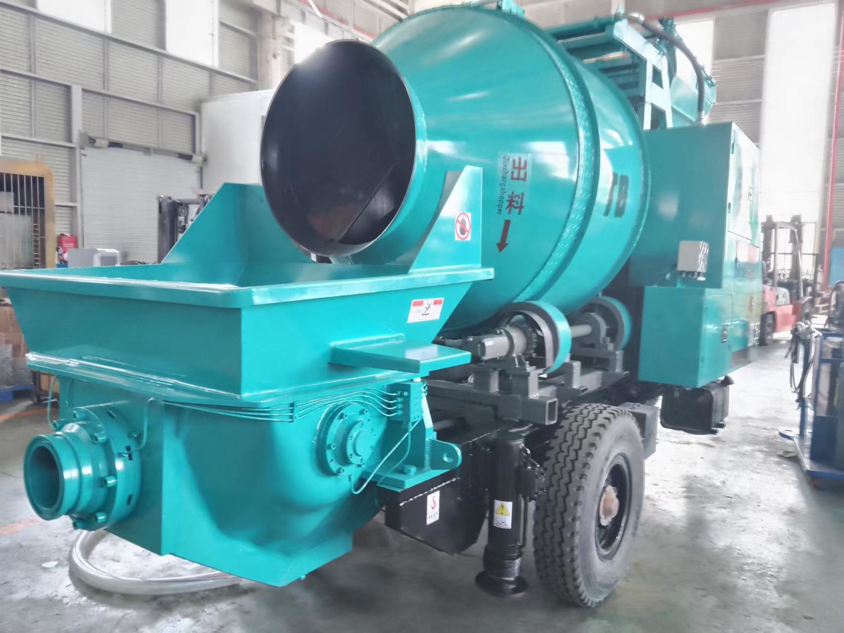 Mini Concrete Stationary Pump Portable Cement Pump Mixer Equipment