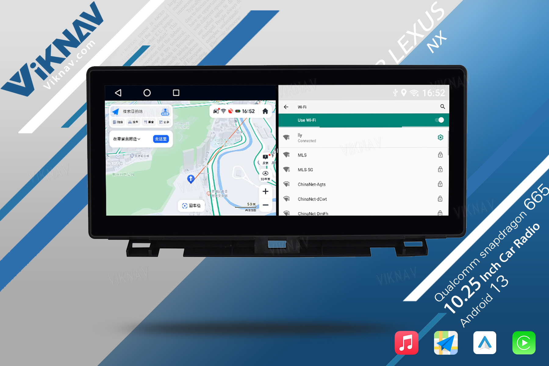 2015-2016 LEXUS NX200 NX200T Radio System Android Touch Screen Carplay