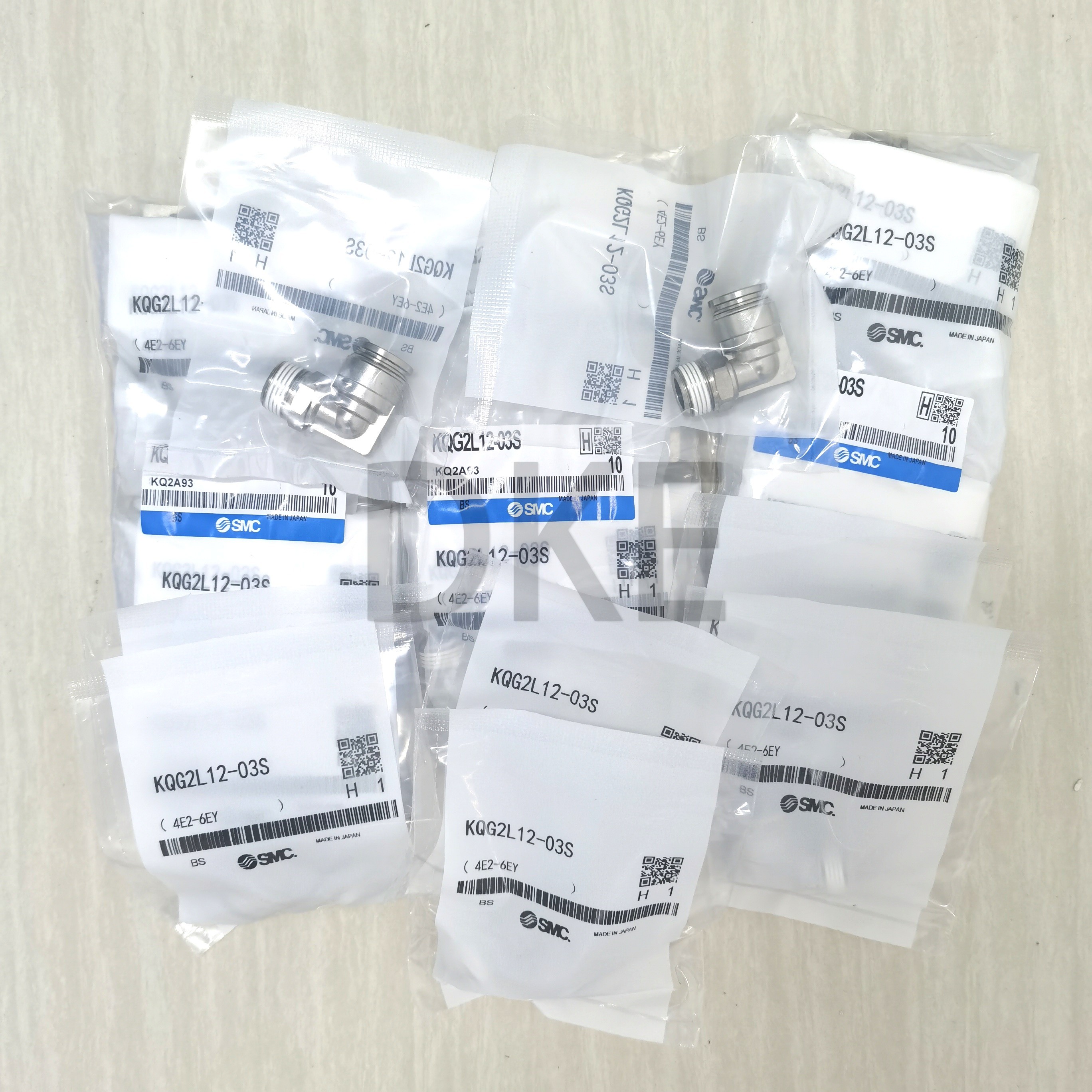 KQG2L12-03S Threaded Pneumatic Tubing Fittings 12mm Pneumatic Fittings