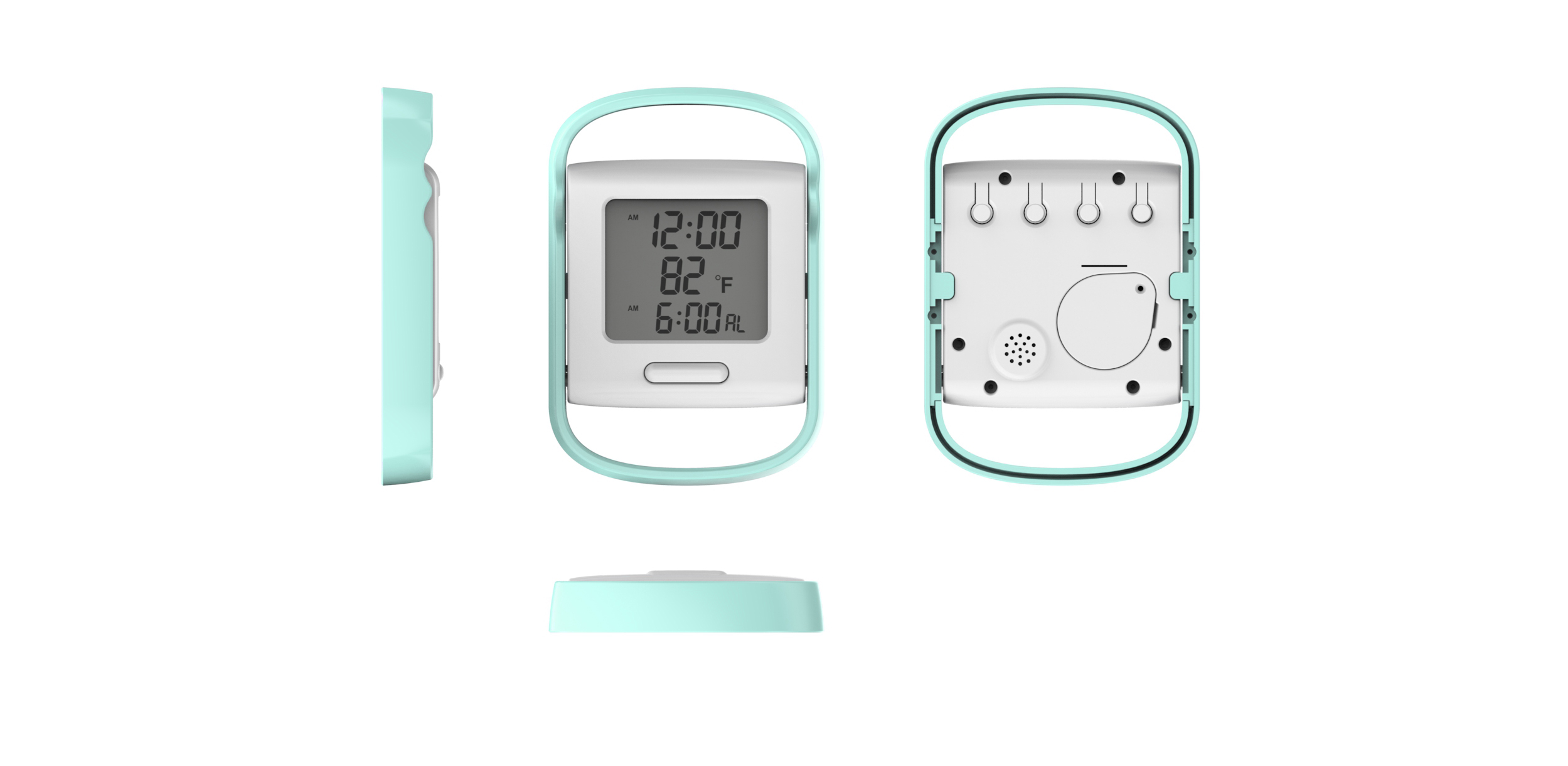 LCD Mini Digital Clock Digital Bedside Clock For Family And Fashionable Design