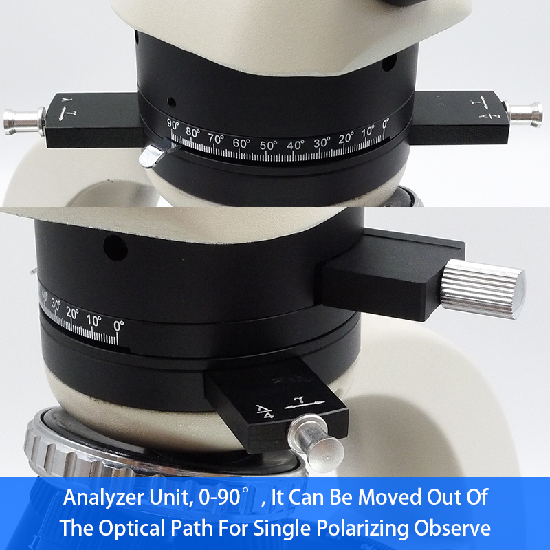 40x - 400x Laboratory Research Polarization Microscope Binocular Halogen Lamp A15.2604