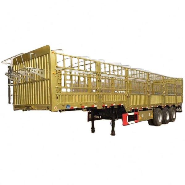 Producer AOTONG Bulk Cargo Carrier Fence Semi Trailer with Standard 28 Ton
