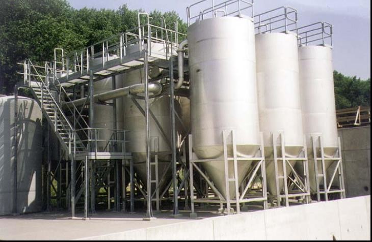 White Sand Filter Water Treatment , Sewage Industrial Sand Filter
