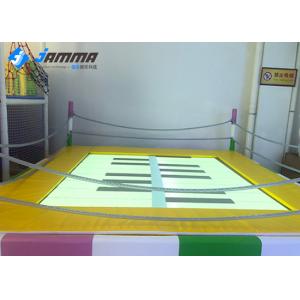 Dynamic Trampoline Interactive Projector Games with Camera Computer Integrated